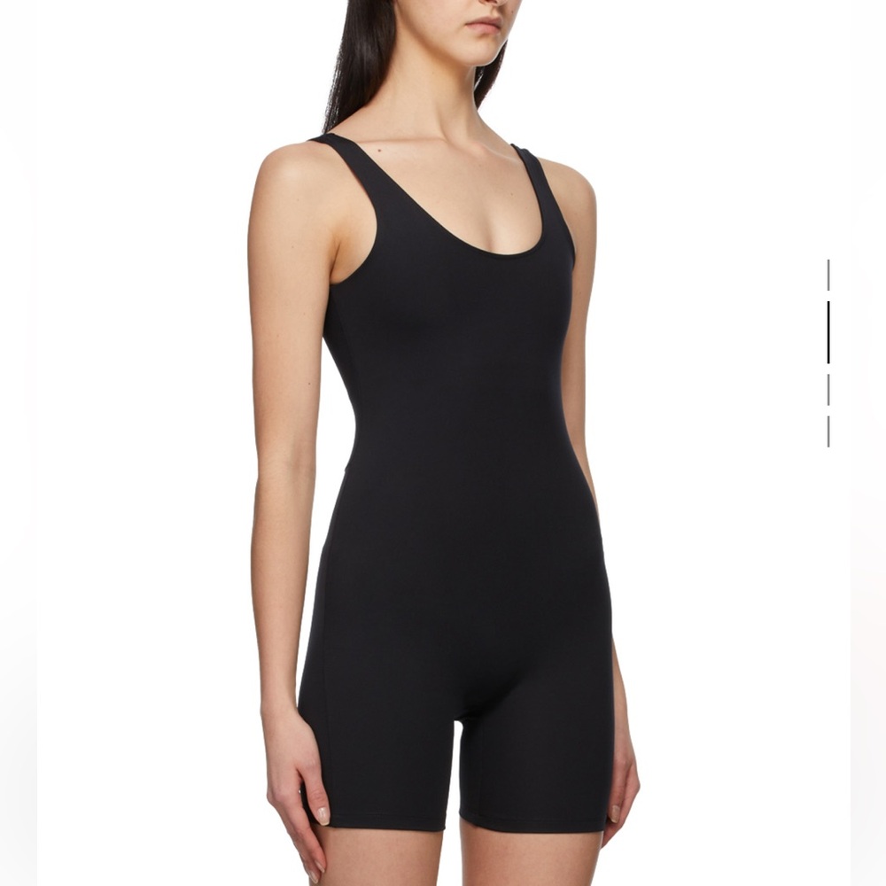 Girlfriend Collective Black Bike Jumpsuit